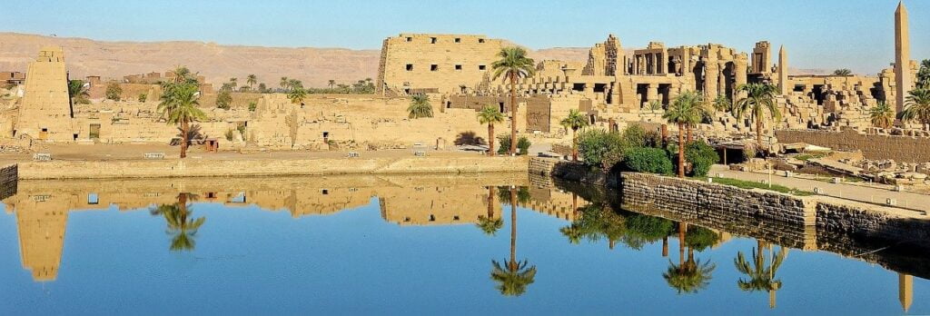 Lago SAgrado do Templo de Amon-Ra em Karnak - Egito