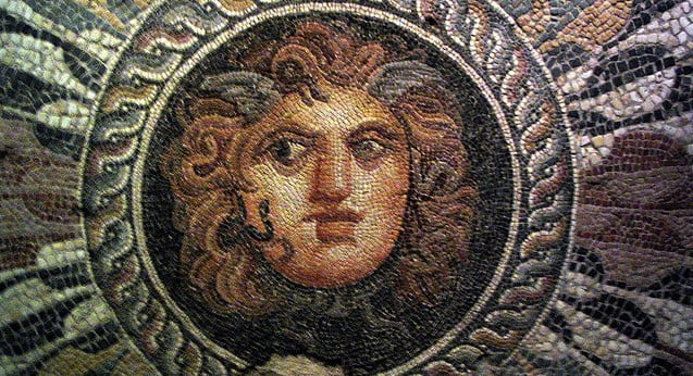 Mosaico em Alexandria - Museu Nacional de Alexandria